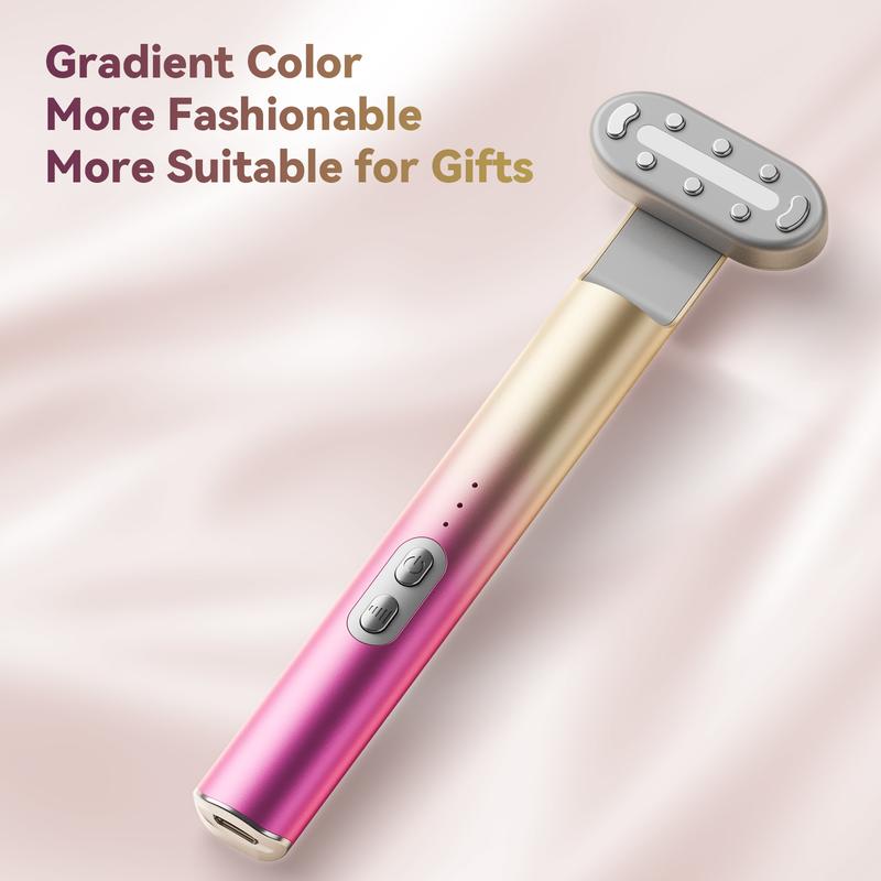 AGEORO 7-in-1 Facial Beauty Wand, Facial and Eyes Skincare Tool for Women & Girls Skincare Routine 2024 Christmas Gift