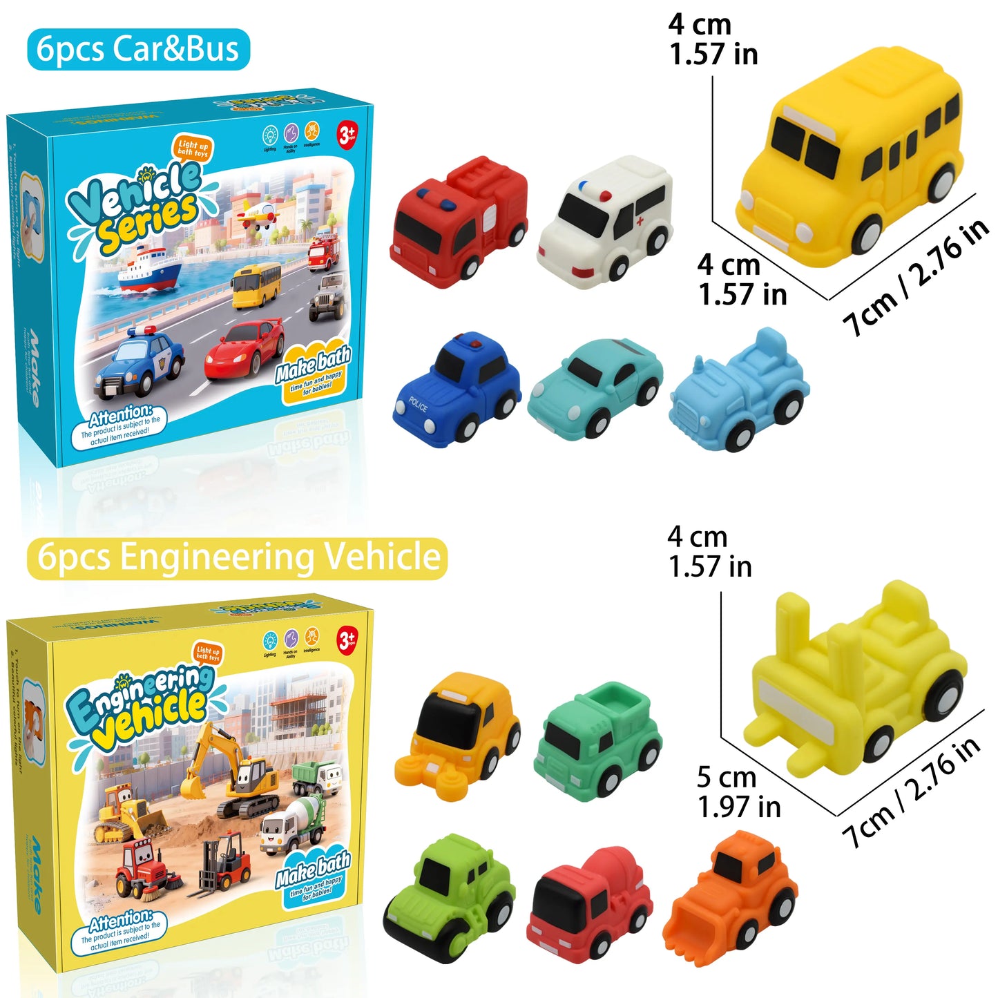 Bath Traffic Crew™ (6 pcs/1 set)