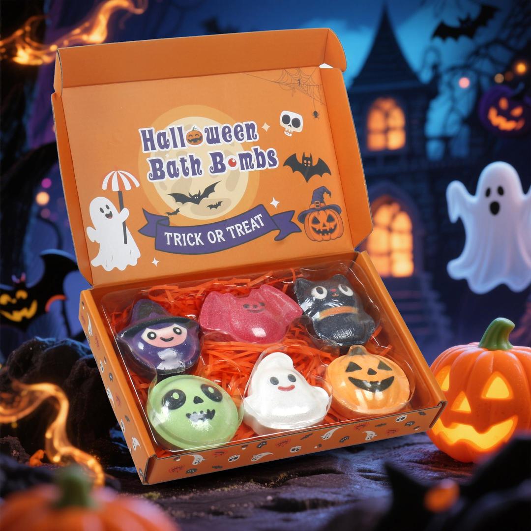 PlayFizz™ – Haloween Surprise Bath Bombs WITH TOYS for KIDS
