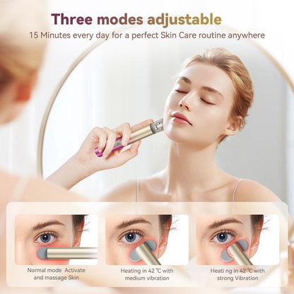 AGEORO 7-in-1 Facial Beauty Wand, Facial and Eyes Skincare Tool for Women & Girls Skincare Routine 2024 Christmas Gift