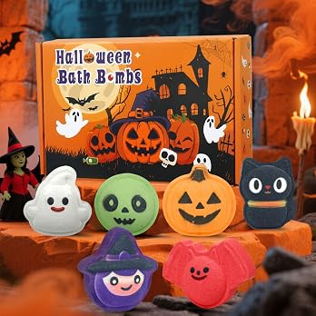 PlayFizz™ – Haloween Surprise Bath Bombs WITH TOYS for KIDS