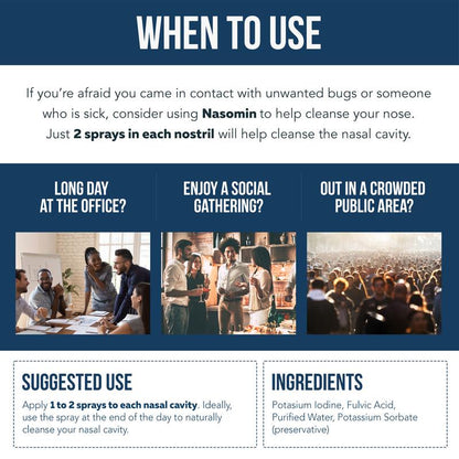 Ageoro™ Nasal Iodine Sprayer – Daily Nasal Care