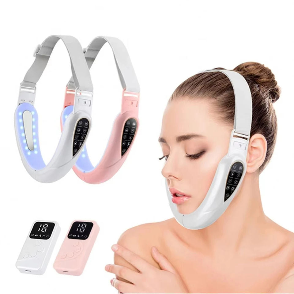 2025 New Slimming Mask Belt Micro Current Anti-aging Double Chin V Skin Reduction