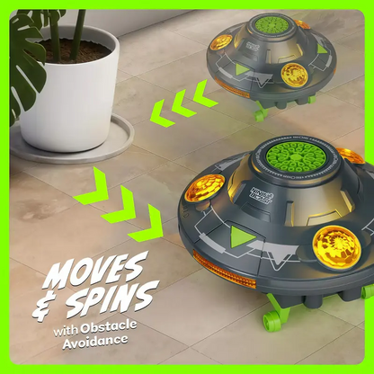The Moving UFO Bubble Machine Set