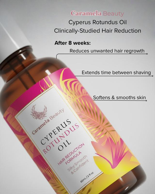 Ageoro Beauty Cyperus Rotundus Oil for Natural Hair Reduction - 60ml/2oz