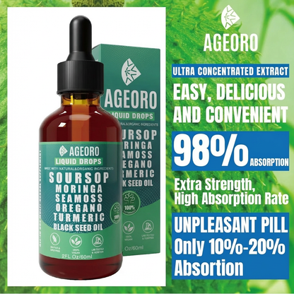 Ageoro Soursop Bitters Advanced Formula – 10-in-1 Herbal Blend